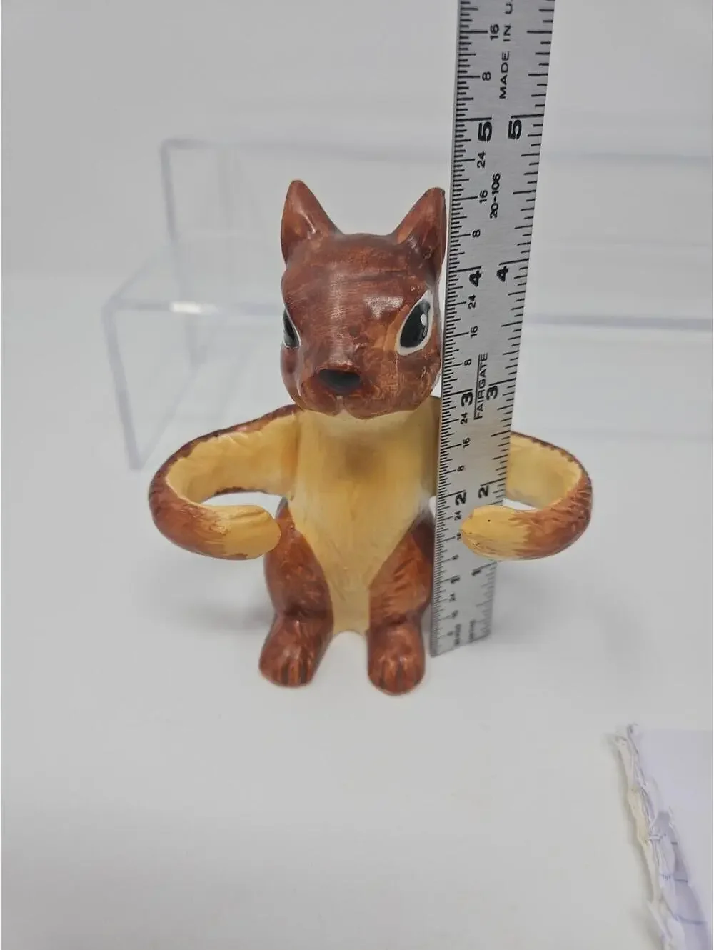 Vntg Squirrel With Acorns Salt and Pepper Set Victoria Ceramics Japan Souvenir